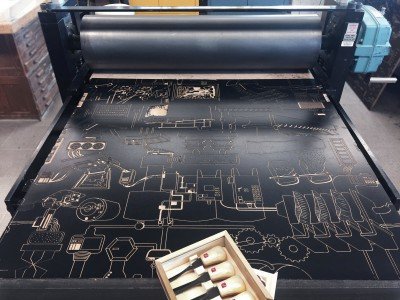 Relief Printing with the Etching Press Workshop