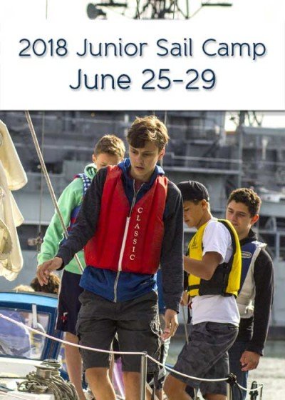 Junior Sail Camp Week 1: June 25 – June 29