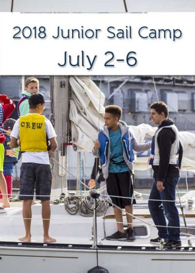 Junior Sail Camp Week 2: July 2-6