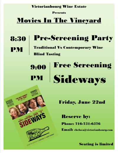 Movies in the Vineyard: Sideways — Jun 22, 2018