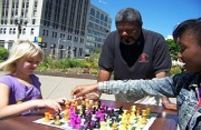 Chess on the Patio!