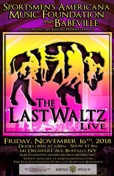 Buffalo’s ‘The Last Waltz’ Live at Asbury Hall — Nov 16, 2018