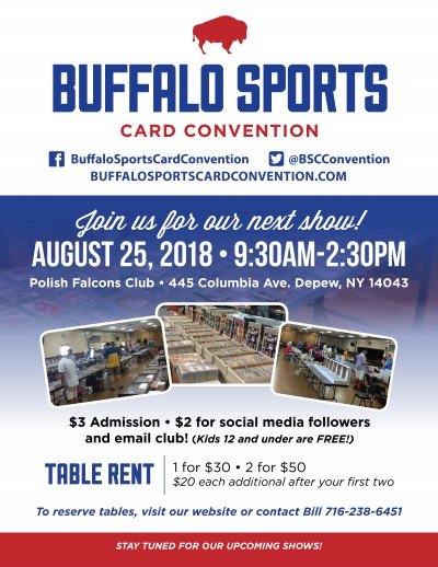 Buffalo Sports card and memorabilia show