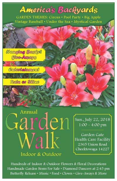 Community Invited to Annual Garden Walk — Jul 22, 2018