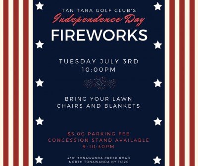 Tan Tara Golf Club's Independence Day Fireworks! — Jul 3, 2018