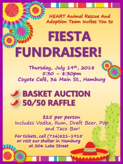 Fiesta Fundraiser For Heart Animal Rescue