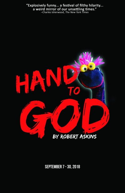 Hand to God at Road Less Traveled Theater — Sep 7, 2018