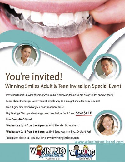 Winning Smiles Teen and Adult Invisalign Special Event — Jul 11, 2018
