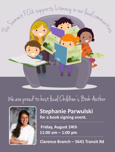 Book Signing with Stephanie Parwulski — Aug 24, 2018