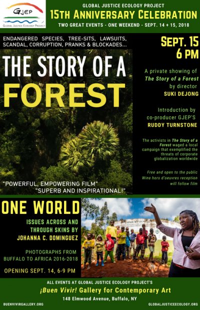 Global Justice Ecology Project's 15th Anniversary Celebration — Sep 14, 2018