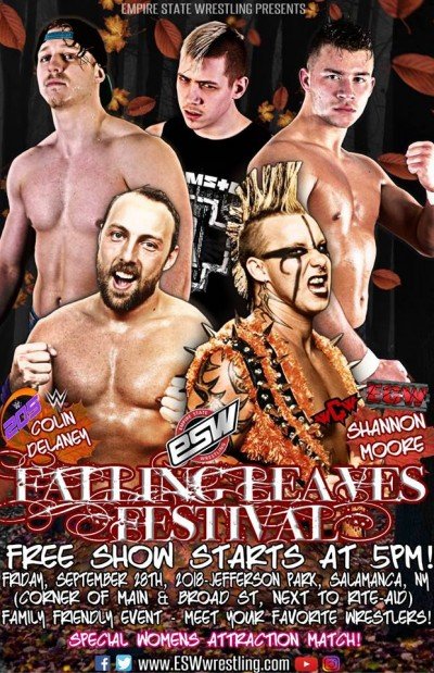 EMPIRE STATE WRESTLING TO FEATURE EX-WWE STARS — Sep 28, 2018