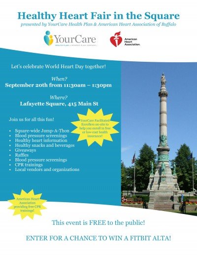 Healthy Heart Fair in the Square — Sep 20, 2018