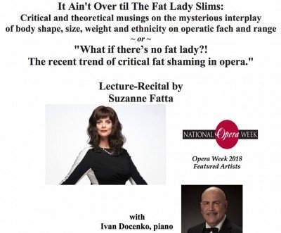 National Opera Week 2018 Lecture-Recital