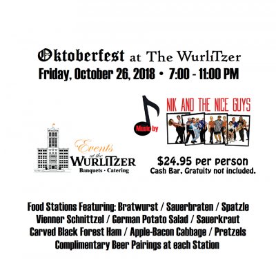 Oktoberfest at the Wurlitzer — Oct 26, 2018