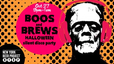 BOOS and BREWZ Halloween Silent Disco Party!