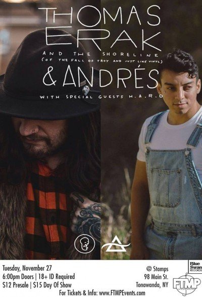Thomas Erak & Andres (of The Fall Of Troy & Just Like Vinyl) — Nov 27, 2018