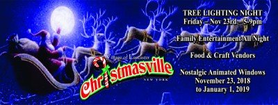Village of Lancaster Tree Lighting — Nov 23, 2018