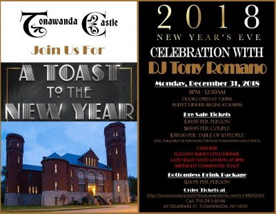 Tonawanda Castle NYE Celebration — Dec 31, 2018