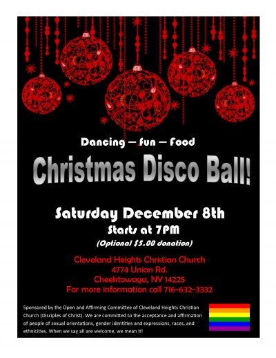 Christmas Disco Ball!