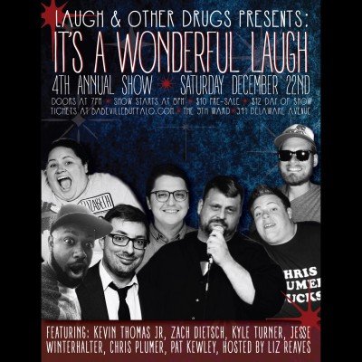 Laugh & Other Drugs presents It’s a Wonderful Laugh live in the 9th Ward at Babeville — Dec 22, 2018