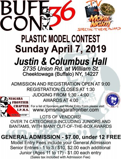 BUFFCON 36 Scale Model Contest and Show