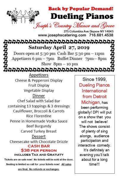 Dueling Pianos & Dinner