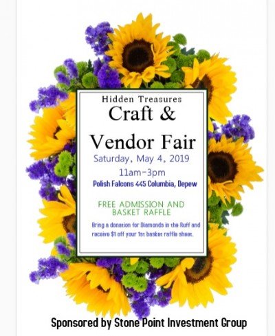 Hidden Treasures Craft & Vendor Fair — May 4, 2019
