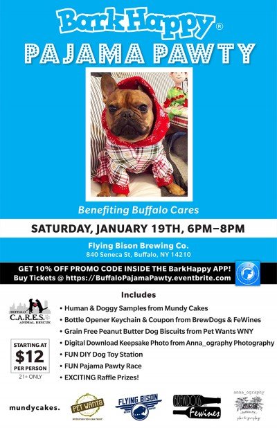BarkHappy Dog Friendly Pajama Pawty! — Jan 19, 2019