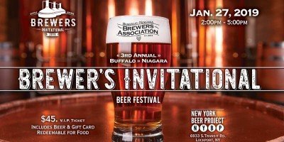 Brewer's Invitational Beer Festival at New York Beer Project — Jan 27, 2019