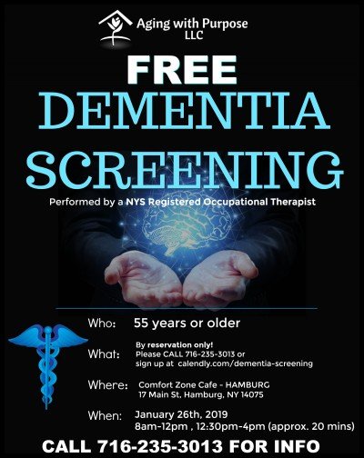 Memory Screening - FREE — Jan 26, 2019