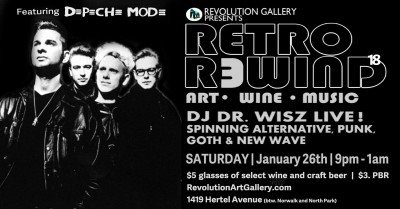 Retro Rewind 18 at Revolution Gallery — Jan 26, 2019