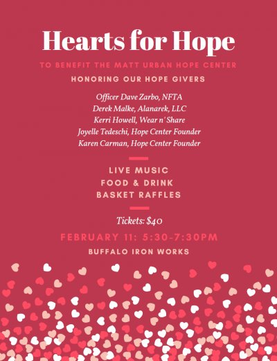 Hearts for Hope at Buffalo Iron Works — Feb 11, 2019