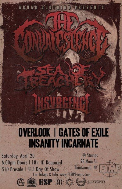 The Convalescence, Sea Of Treachery, & Insvrgence — Apr 20, 2019