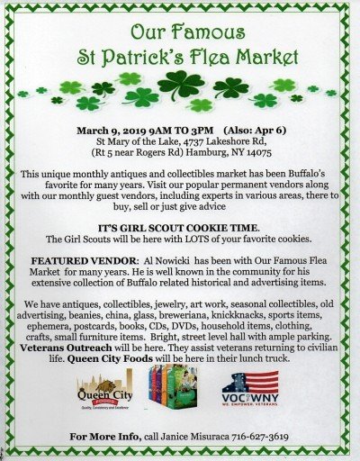 Our Famous St Patrick's Flea Market