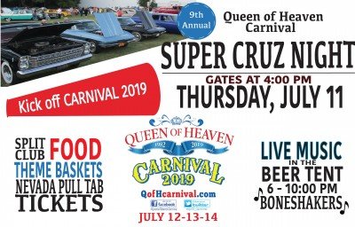 Queen of Heaven 9th Annual Cruz Night — Jul 11, 2019