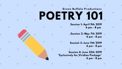 Poetry 101 — Apr 9, 2019