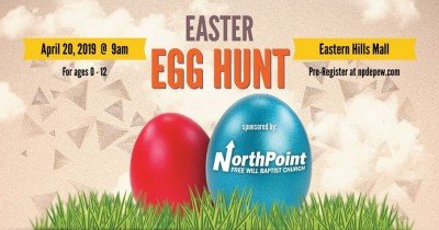 Easter Egg Hunt at Eastern Hills Mall — Apr 20, 2019