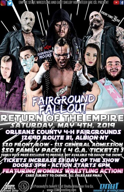 Empire State Wrestling featuring Ex-WWE Star — May 4, 2019