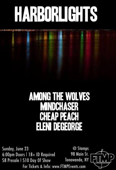 HarborLights, Among The Wolves, Mindchaser, Cheap Peach, & Eleni DeGeorge — Jun 23, 2019