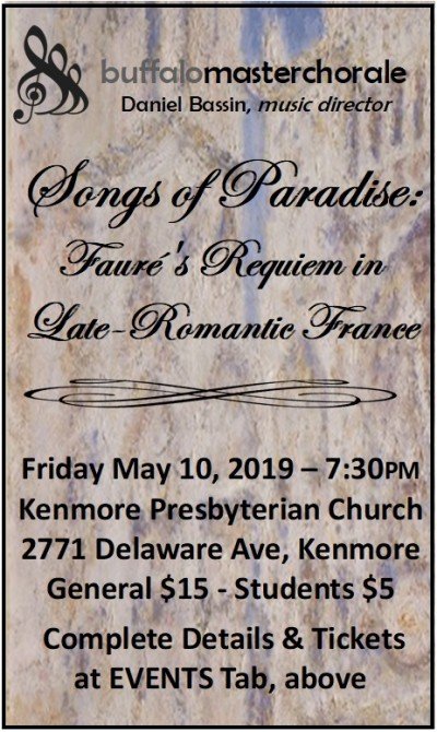 Buffalo Master Chorale presents — May 10, 2019