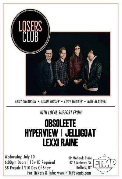 Losers Club at Mohawk Place — Jul 10, 2019