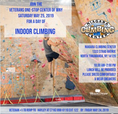 Veterans Indoor Climb — May 25, 2019