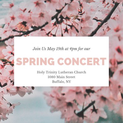 Buffalo Niagara Youth Chorus Spring Concert