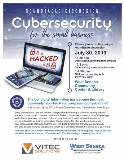 Cybersecurity Roundtable — Jul 30, 2019