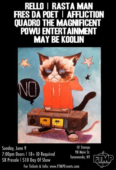 PowU Entertainment / Quadro / Rasta Man / Fres Da Poet / & more at Stamps Bar — Jun 9, 2019