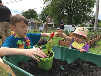 Kid's Free Flower Day at the North Forest Community Garden — Jun 8, 2019
