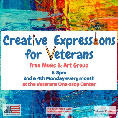 Creative Expressions for Veterans at Veterans One-stop Center of WNY — Jun 10, 2019