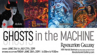 “GHOSTS in the MACHINE” Opening Reception at Revolution Gallery