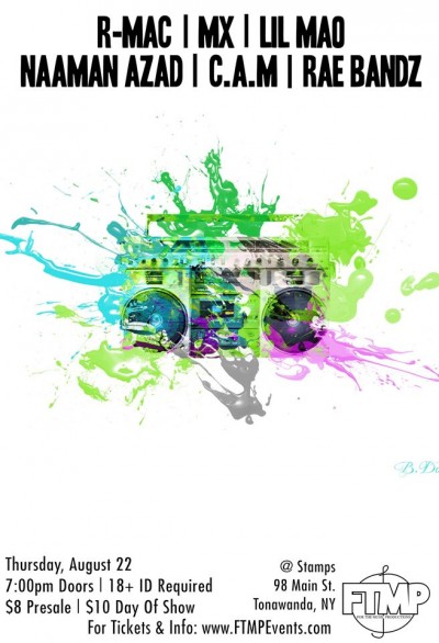 R-Mac / MX / Lil Mao / Naaman Azad / C.A.M / Rae Bandz / & more