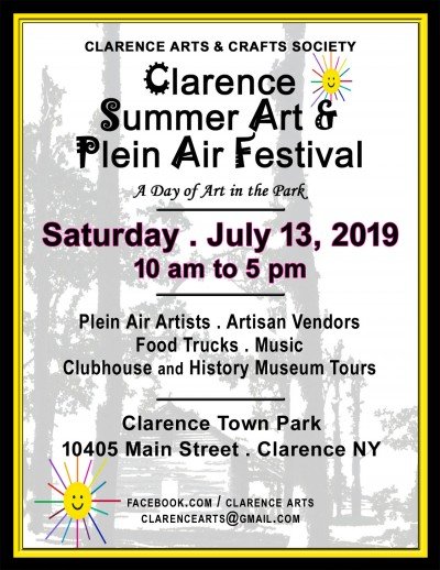 Clarence Summer Art & Plein Air Festival — Jul 13, 2019